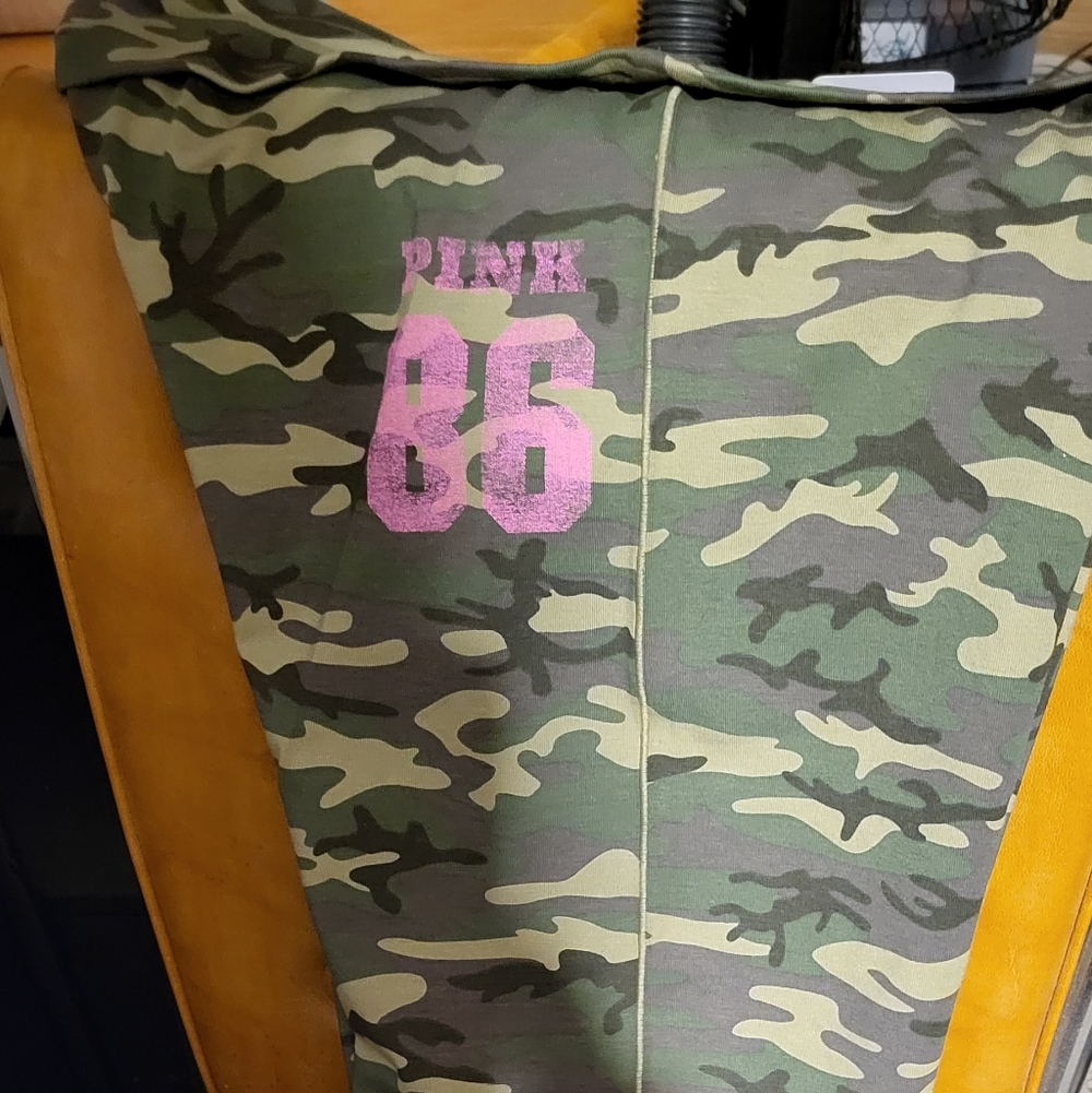 PINK Camouflage Flare  PANTS with Olive Accents